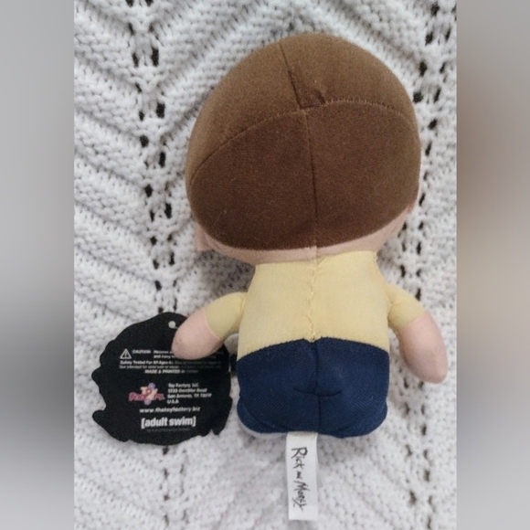 Morty Plush Toy Factory Adult Swim NEW Stuffed Doll 7" Rick And Morty - Picture 3 of 7